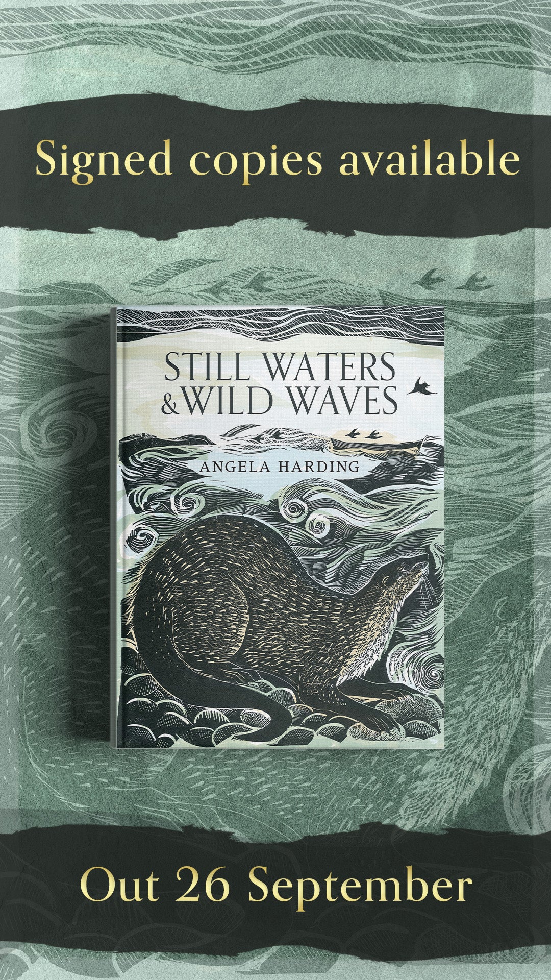 Still Waters & Wild Waves by Angela Harding (hard back)