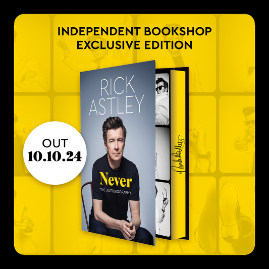 Never by Rick Astley (hardback) Special Limited Edition - pre-order