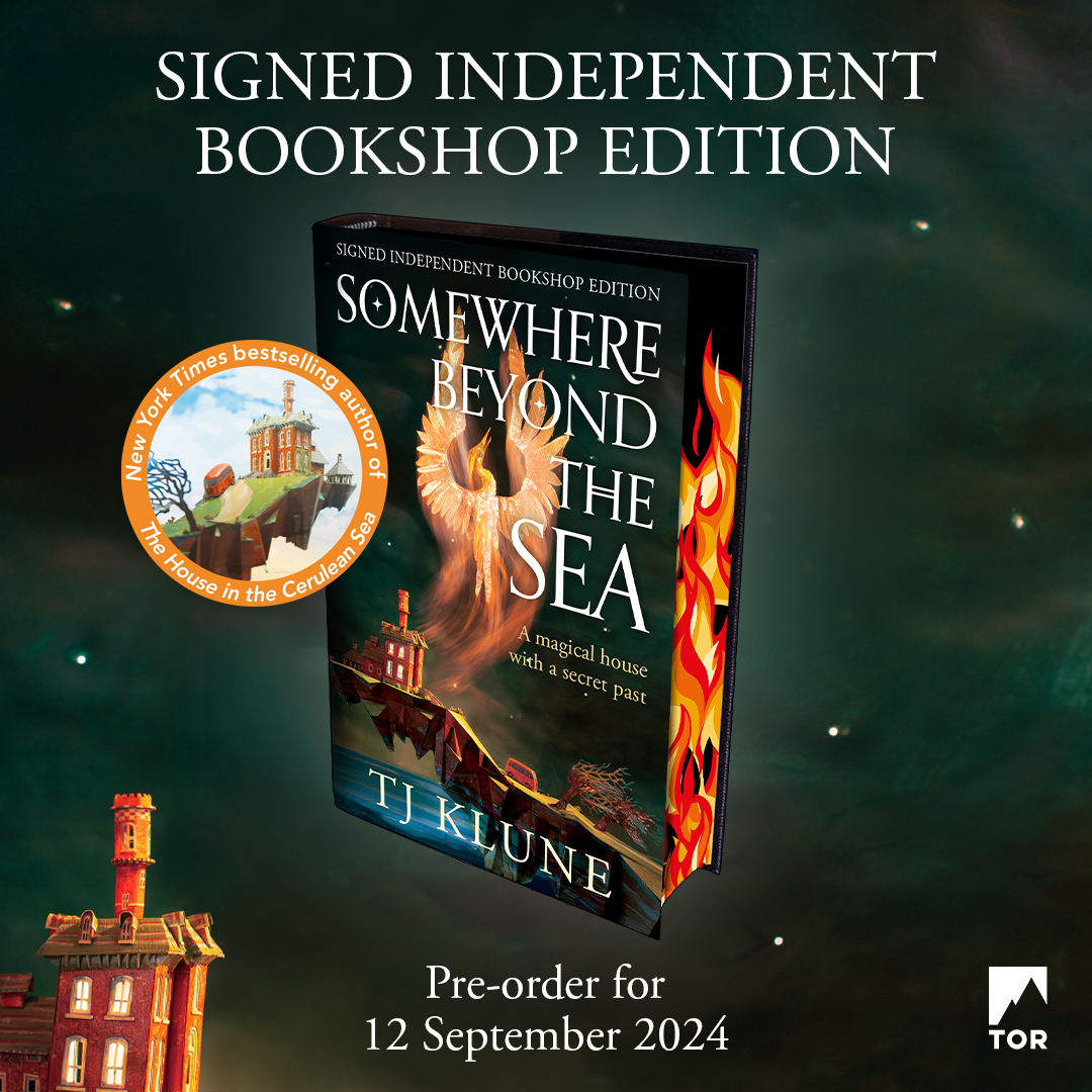 Somewhere Beyond the Sea by TJ Klune (hardback) SIGNED special edition pre-order