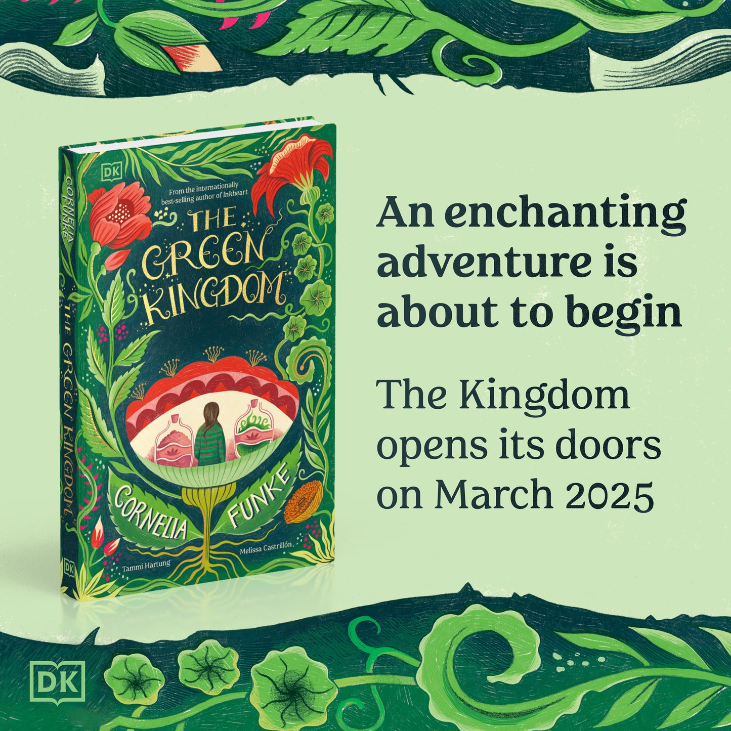 The Green Kingdom by Cornelia Funke (hardback) pre order