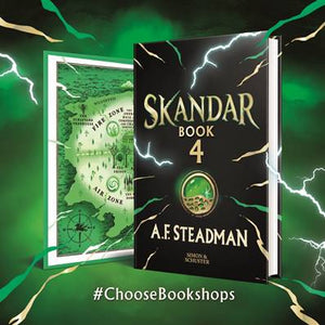 Skandar Book 4 by A. F. Steadman - pre order hardback special signed indie edition