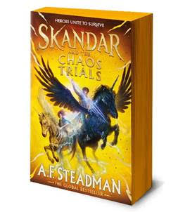 Skandar and the Chaos Trials  Volume 3 by A.F. Steadman Special edition paperback pre order