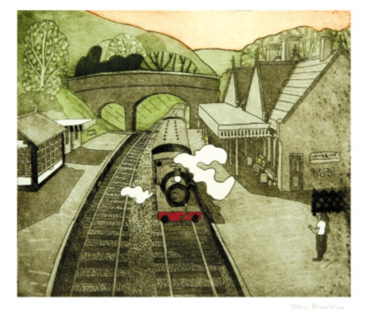 Card - Weybourne Railway Station by John Brunsdon