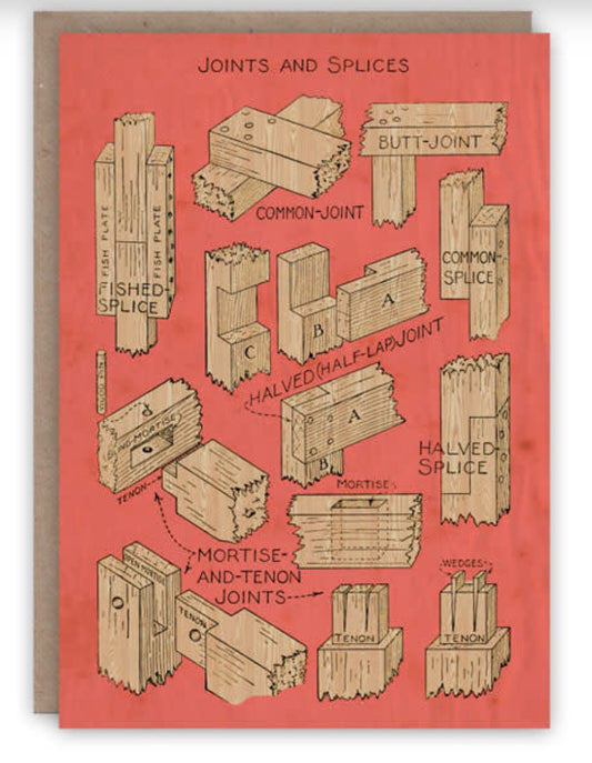 Card - Joints & Splices by Pattern Book Press