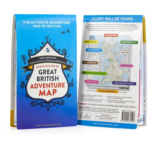 British Adventure Map (folded)